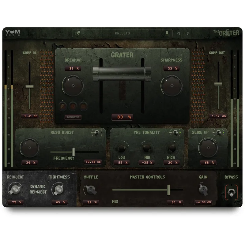 Worldwide Shipping Yum Audio The Grater - Extreme Doom Compressor