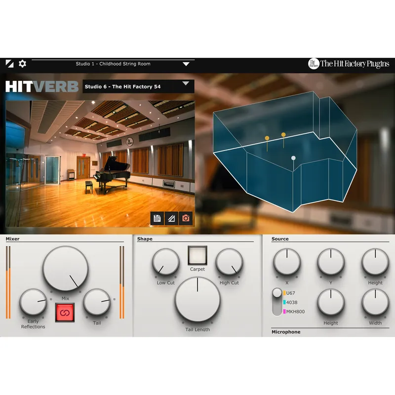 Instant Buy Hit factory Plugins Hitverb Reverb Plug in