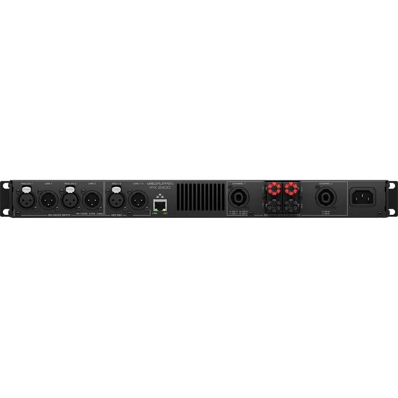 Lab Gruppen IPX 2400 Compact 1200W 2-Channel DSP Controlled Power Ampl Trusted Brand