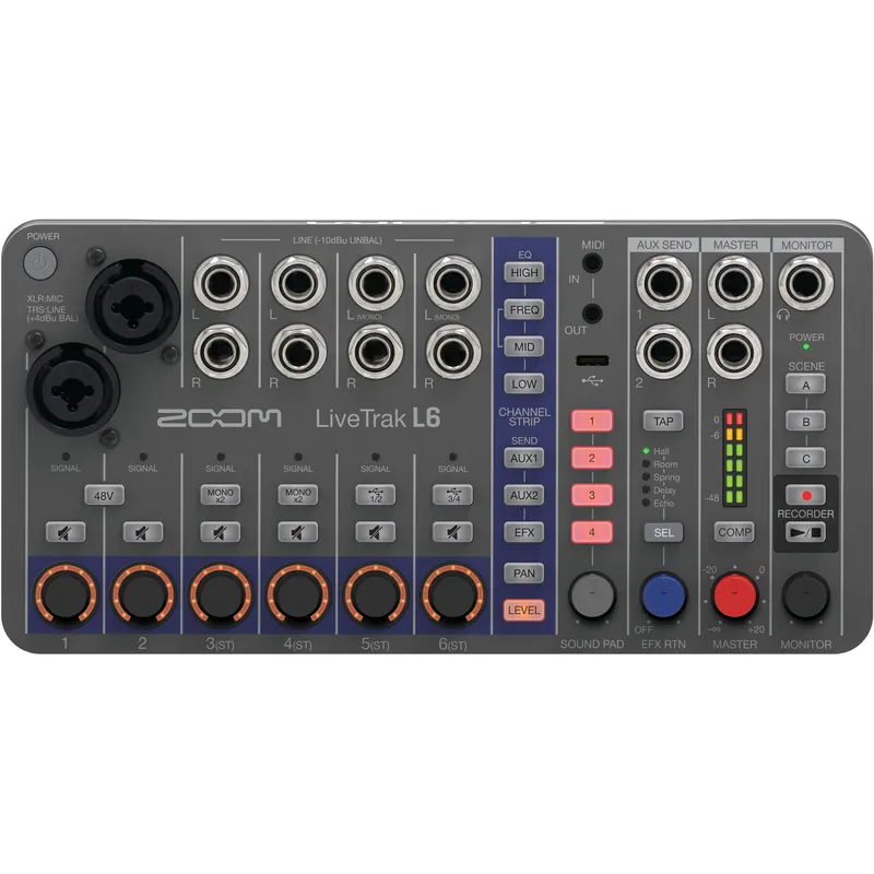 Hot Picks Zoom LiveTrak L6 Live Mixer and Recorder