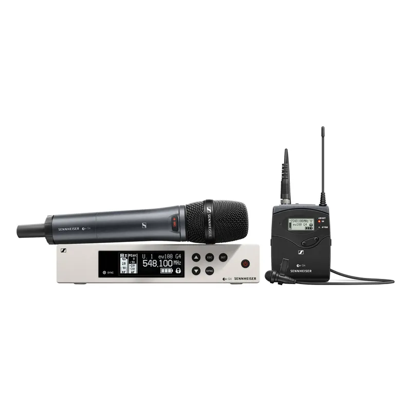Exclusive Offer Sennheiser EW 100 G4-ME2/835-S Combo Handheld and Lavalier Mic System