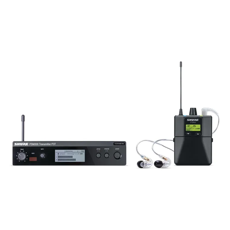 Shure PSM 300 Stereo Personal Monitor System with IEM (H20: 518-542 MH Fresh Stock
