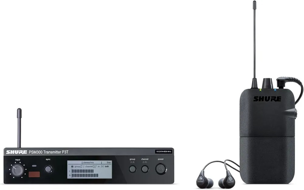 Shure PSM300 P3TR112GR Wireless In-ear Monitor System - H20 Band Last Chance