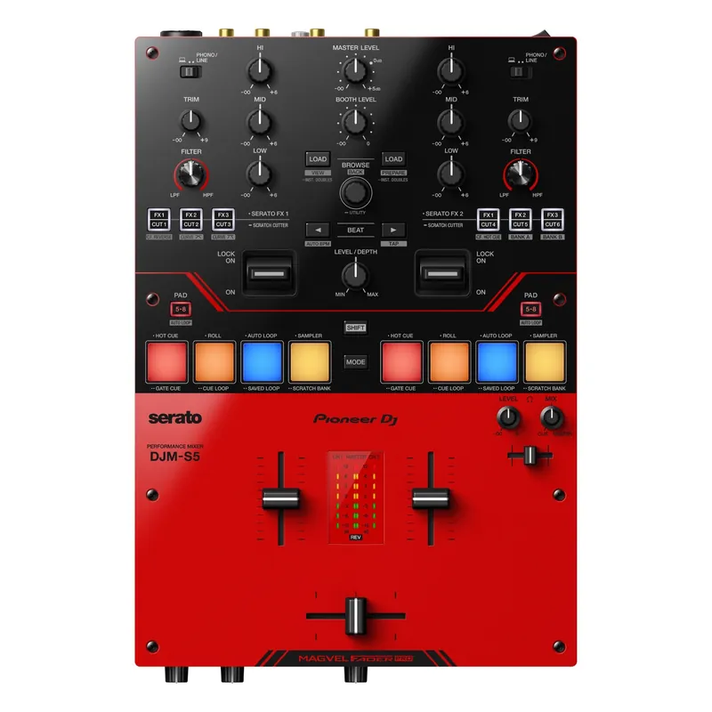 Same Day Shipping Pioneer DJM-S5 2-Channel Serato DVS Scratch Mixer