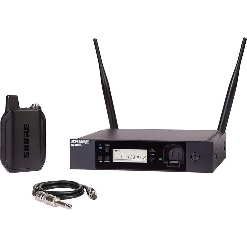 Reduced Price Shure GLXD14R+ Dual-Band Wireless Guitar Rack System - Z3: 2.4, 5.8 GH