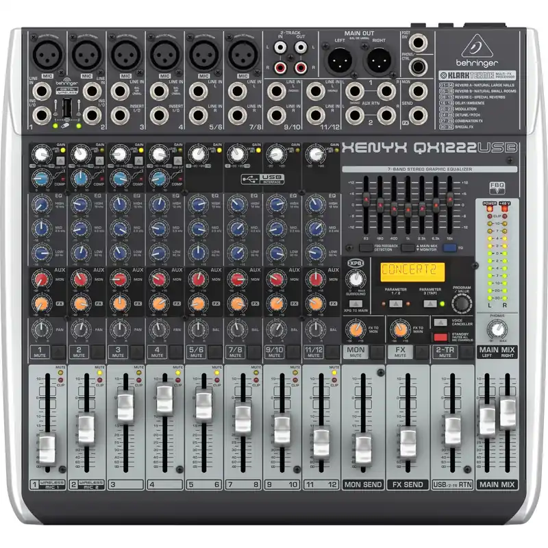Worldwide Shipping Behringer QX1222USB Premium 16-Input Mixer