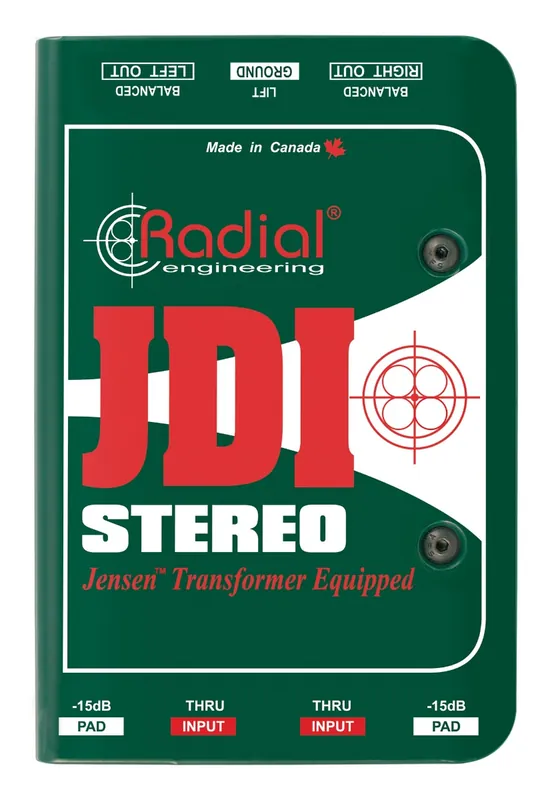Radial JDI Stereo Passive DI Direct Box Original