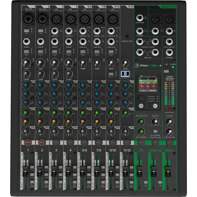 Mackie ProFX12v3+ 12-Channel Analog Mixer Free Returns