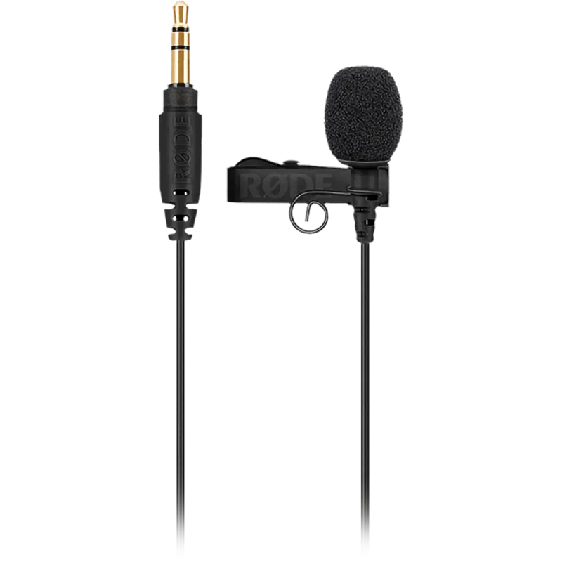 Markdown Rode Lavalier GO Omnidirectional Lavalier Microphone, Black