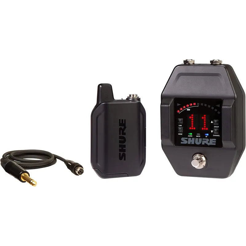 Seasonal Sale Shure GLXD16+ Dual-Band Wireless Guitar Pedal System - Z3: 2.4, 5.8 GH