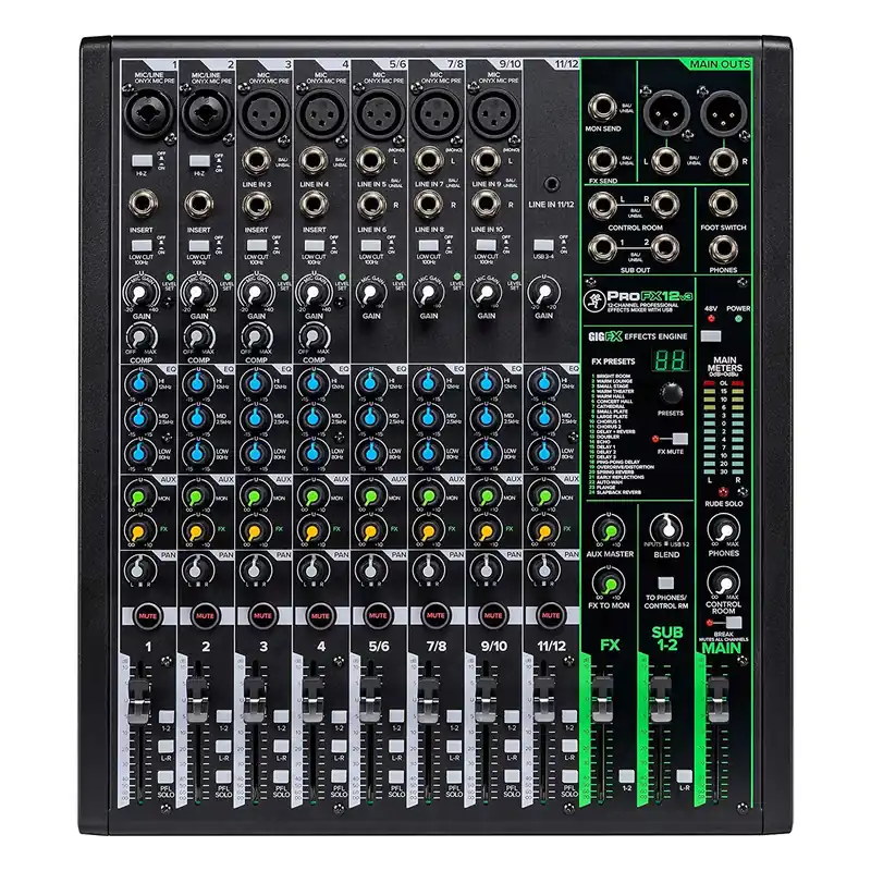 Premium Mackie ProFX12v3 12-Channel Mixer with Effects