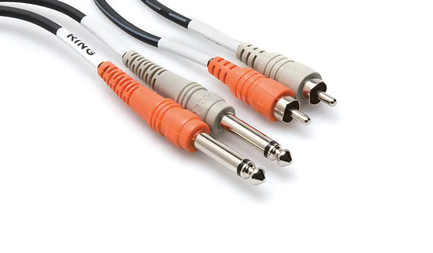 Hosa CPR202 Dual Cable 1/4"" TS to Dual RCA 2m Top Pick