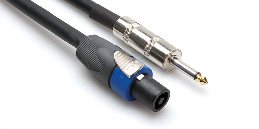 Fast Shipping Hosa SKT-403Q Speaker Cable Speakon - 1/4"" TS 3ft