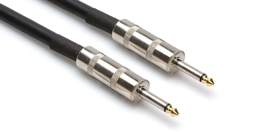 Today Only Hosa SKJ-210 Speaker Cable 1/4"" TS to Same 10ft