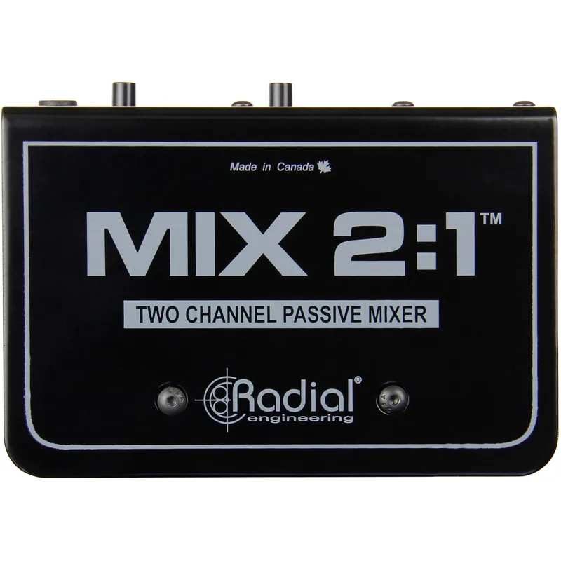 Discount Radial MIX2:1 Two-Channel Stereo to Mono Mixer
