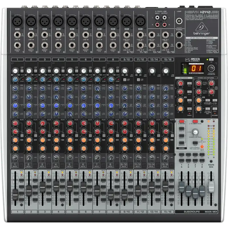 Secure Checkout Behringer Xenyx X2442usb Premium 24-Input 4/2-Bus Mixer