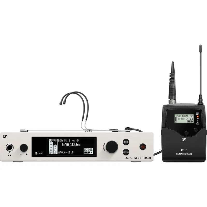 Sennheiser EW 300 G4-HEADMIC1-RC Wireless Headset Mic System - Frequen Direct From Manufacturer