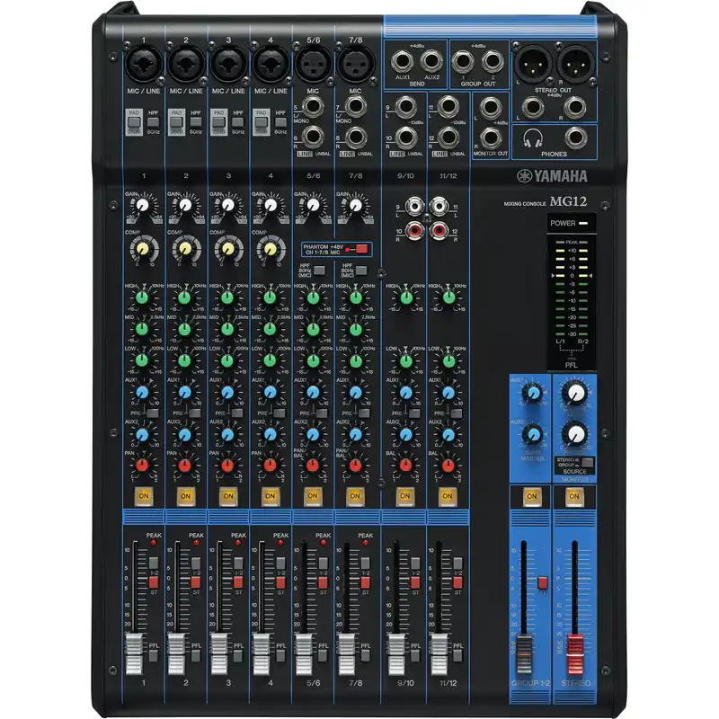 Certified Yamaha MG12 12-Input Mixer