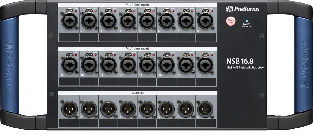 PreSonus NSB 16.8 16x8 AVB-Networked Stage Box Same Day Shipping