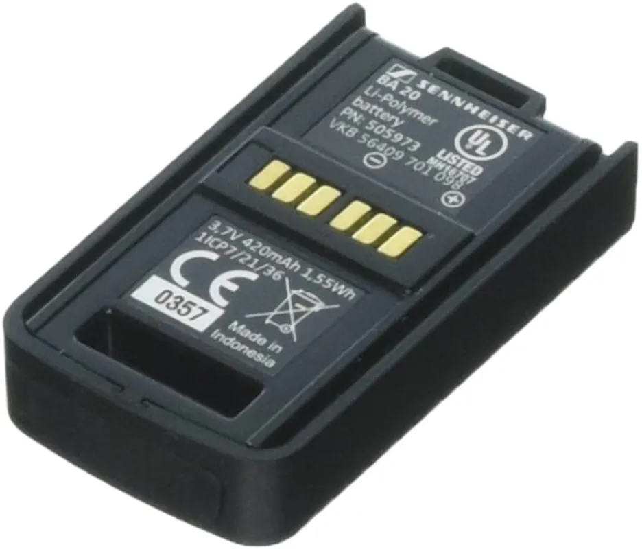 Sennheiser BA 20 Recharging Battery Pack for AVX EKP Fast Shipping