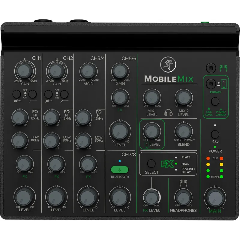 Last Chance Mackie MobileMix 8-Channel USB-Powerable Mixer for Live Sound and Stre