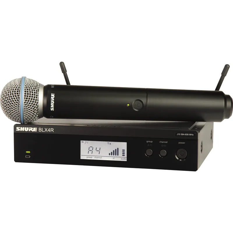 Premium Shure BLX24R/B58 Wireless Handheld Microphone System - H9 Band