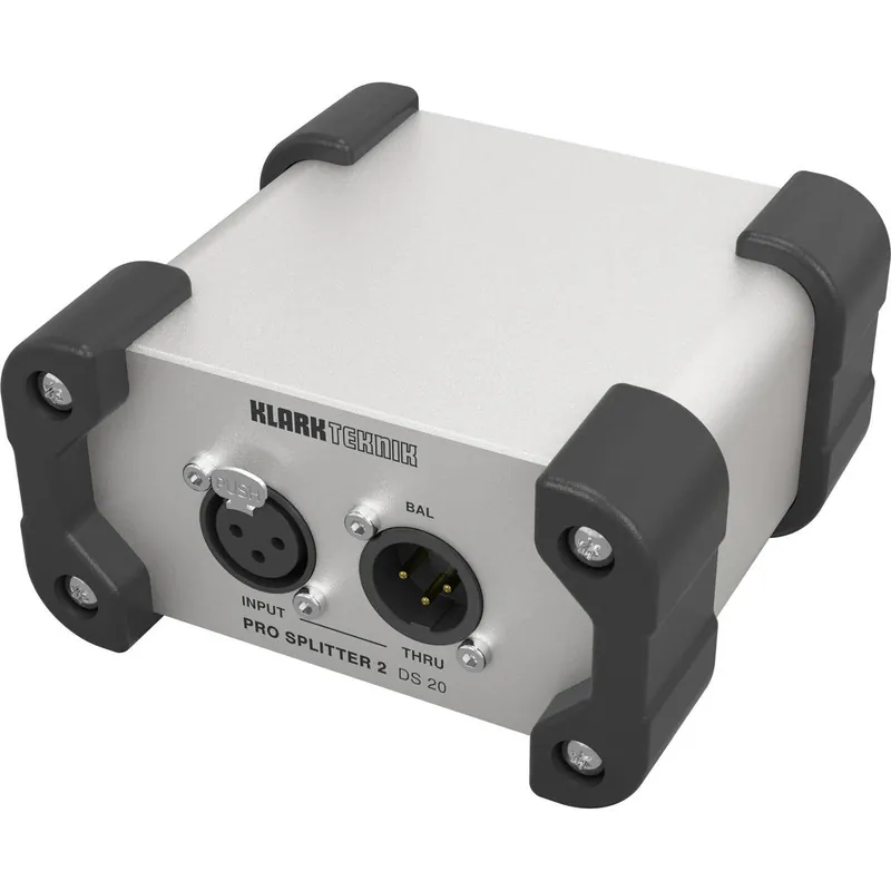 Sale Klark Teknik PRO SPLITTER 2 DS 20 Passive 1-In/2-Out Signal Splitter w