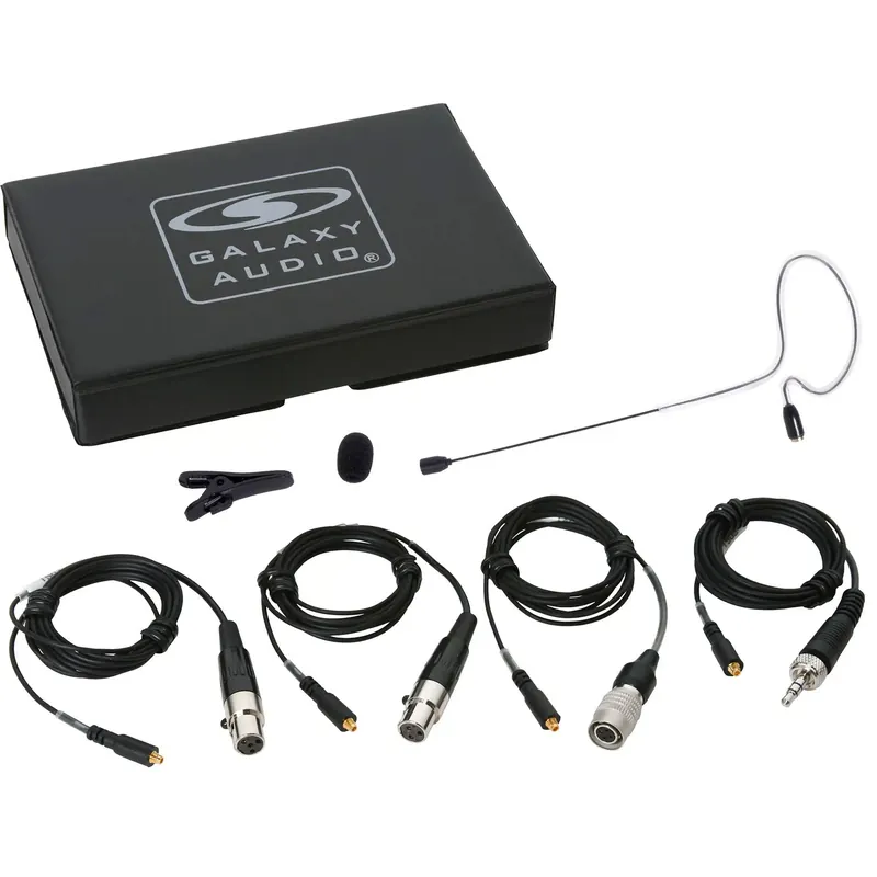 Wholesale Galaxy Audio ESM4 Economical Single Ear Headset Mic w/4 Replaceable Mi