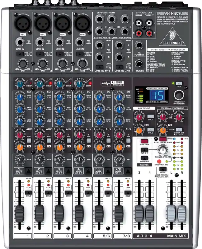 Behringer Xenyx X1204 Usb Mixer With Effects Cheap