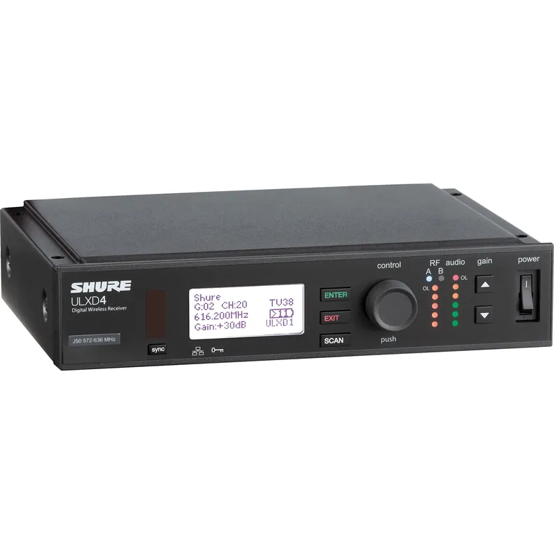 Shure ULXD4 Digital Wireless Receiver - J50A Band New Arrival
