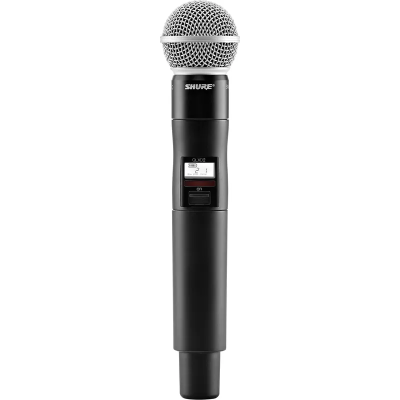 Place Order Shure QLXD2/SM58J50A Handheld Transmitter with SM58 Microphone - J50A