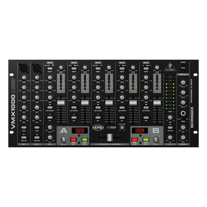 Behringer VMX1000USB DJ Mixer Exclusive