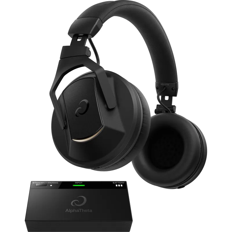 AlphaTheta HDJ-F10-TX Professional Wireless DJ Headphones with Transmi Hassle-Free Returns