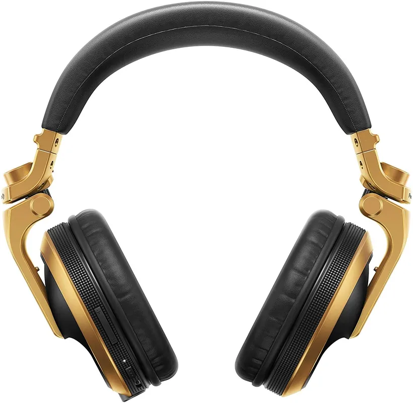 Free Returns Pioneer DJ HDJ-X5BT Bluetooth DJ Headphones - Gold