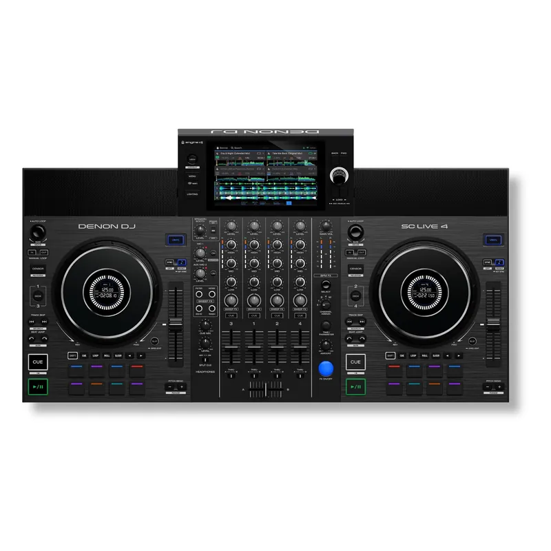 Denon SCLIVE4XUS SC LIVE 4 4-Deck Standalone DJ Controller Buy Today