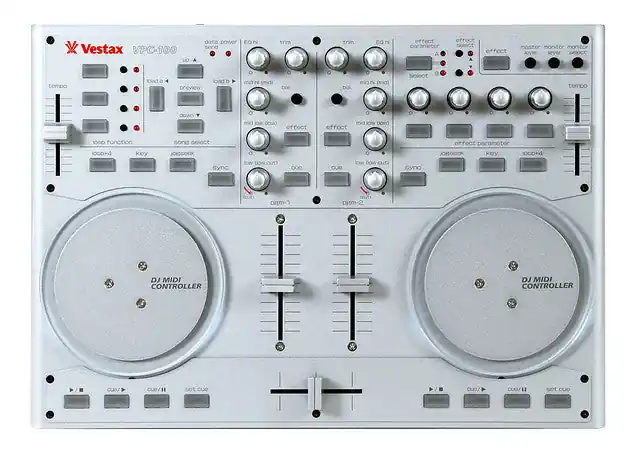Vestax VCI-100 USB MIDI DJ Controller with Platter Controls Brand New