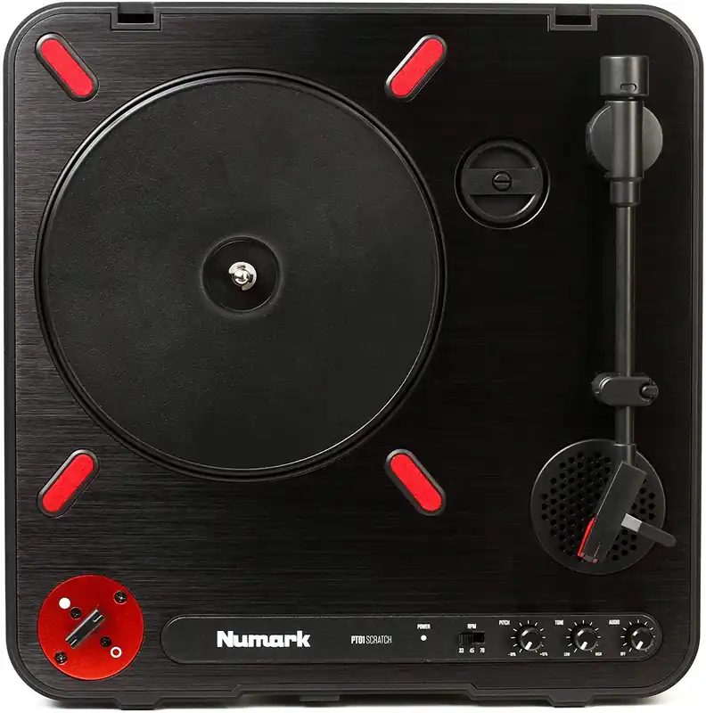Numark PT01 Scratch - Portable Turntable with DJ Scratch Switch Same Day Shipping