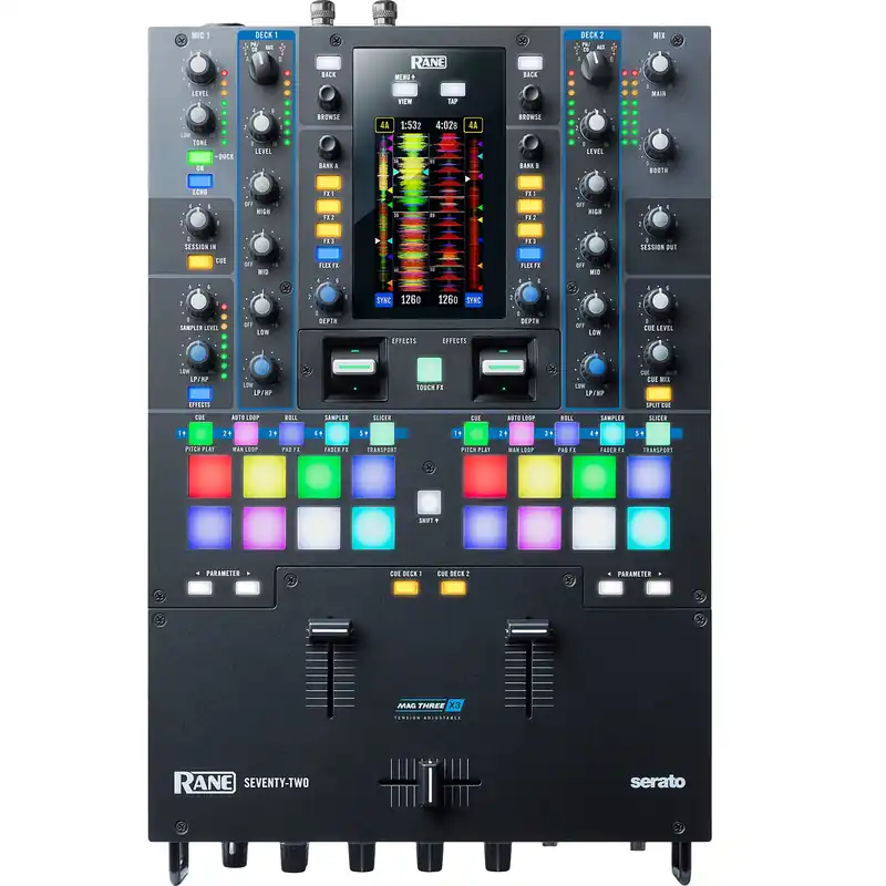 Reduced Price Rane 72 MKII 2 Channel DJ Mixer with Touch Screen and Serato DJ