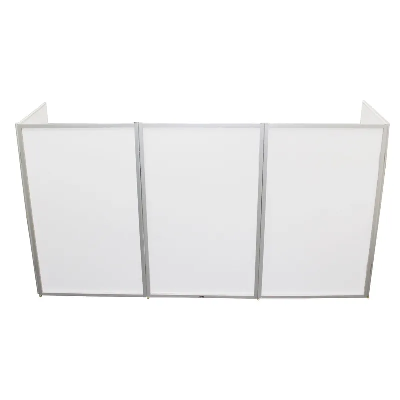 Worldwide Shipping ProX 5 Panel Silver Frame DJ Facade W/ Stainless Quick Release 180 Deg