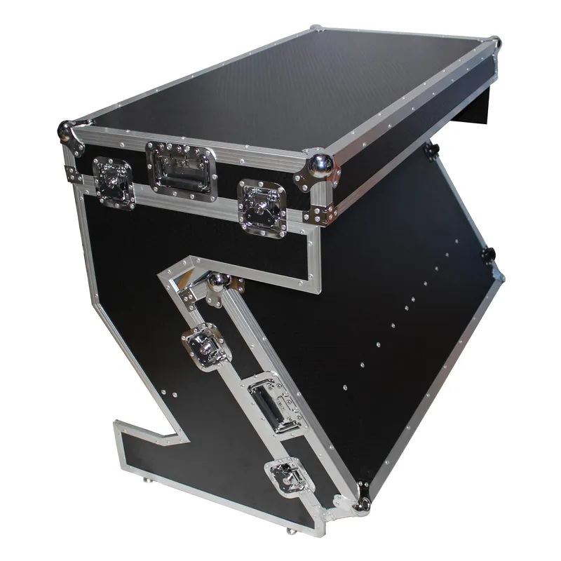 Best Choice ProX XS-ZTABLE MK2 DJ Z-Table Workstation with Wheels