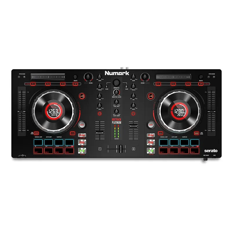 Numark Mixtrack Platinum - DJ Controller with Jog Wheel Display for Se High Quality