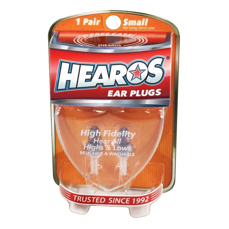 Professional Grade HEAROS High Fidelity Series Ear Plugs for Comfortable Long Term Use, 1