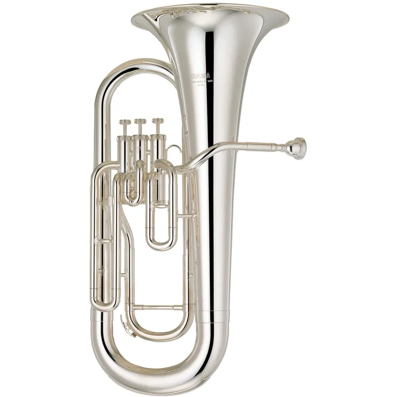 Yamaha YEP201 Silver Plated Standard Euphonium Key of Bb with Cas Secure Checkout