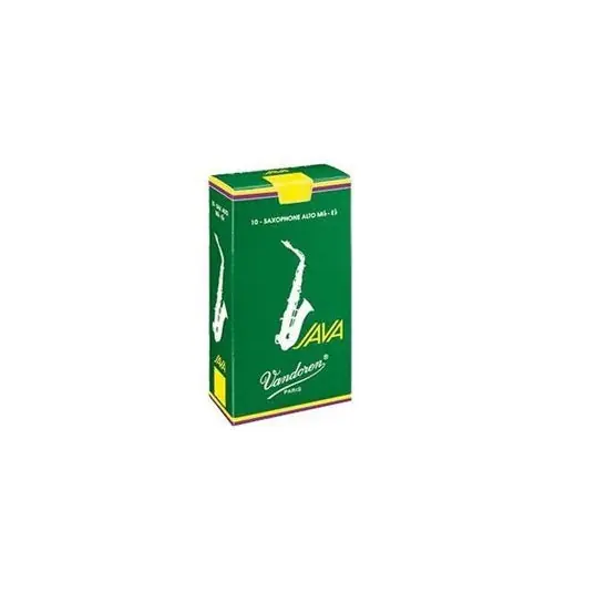 Vandoren 3 Alto Saxophone Java Reeds 10-Pack Warranty Included