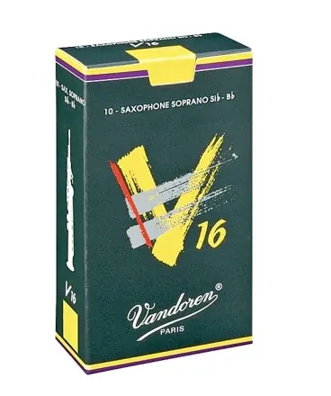Bulk Order 10-Pack of Vandoren 3 Soprano Saxophone V16 Reeds