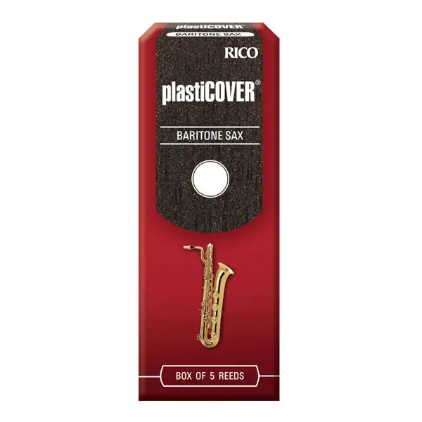 Professional Grade Rico Plasticover Baritone Saxophone Reeds 5-Pack 3.5 Strength