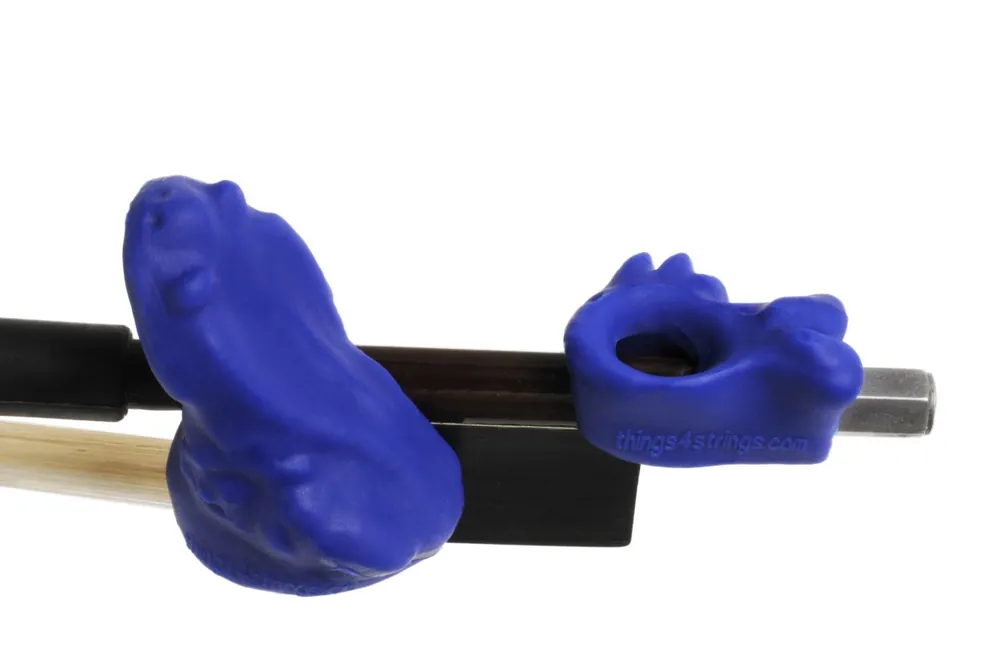 Direct From Manufacturer Things 4 Strings 17120 Bow Hold Buddies For Violin/Viola In Blue