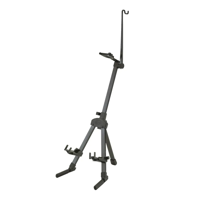 K&M 15530 Violin Stand with Bow Holder Genuine