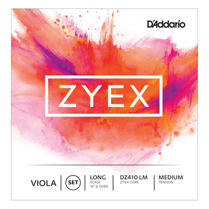 Save Now D’Addario Zyex Viola Strings Long Scale Medium Tension