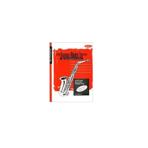 High Quality Jump Right In The Instrumental Series Alto Saxophone Book One
